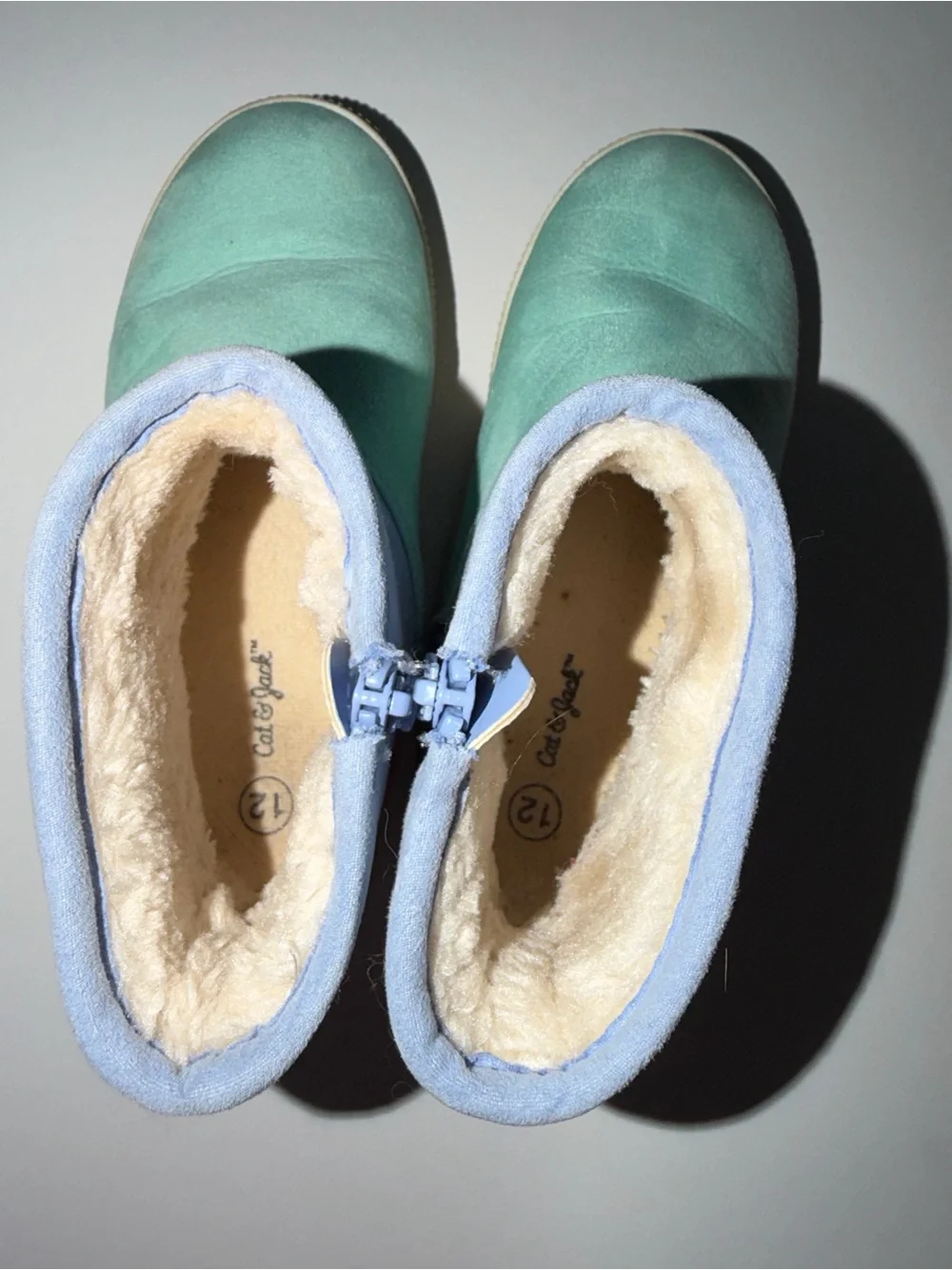 Cat & Jack Colorblock Kids Ankle Boots in Mint, Lavender & Pink
